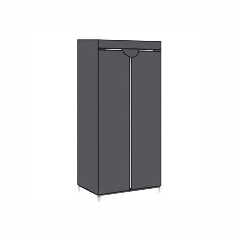 Riidekapp 75x45x160cm hall Riidest kapid