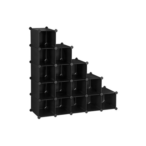 Plastikust kuupmahuti 91x36x91cm must Kingakapid