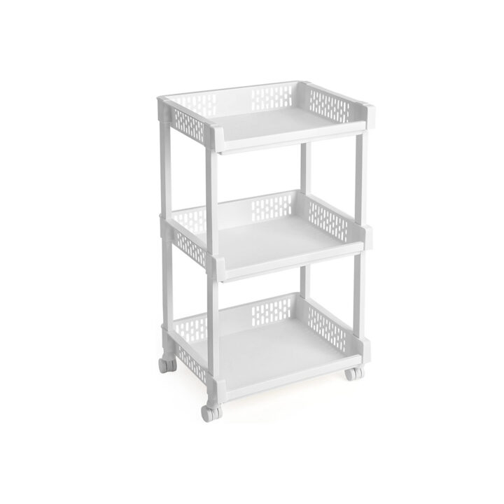 Köögi hoiuriiul 36.5x28x61cm valge Köögiriiulid