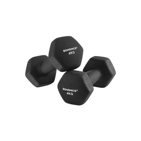 Hantlid 2x4kg 20.5×9.5x9cm musta Hantlid ja jõupingid