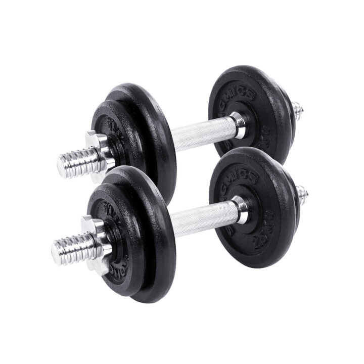 Hantlid 2x10kg 35x16x16cm must, must Hantlid ja jõupingid