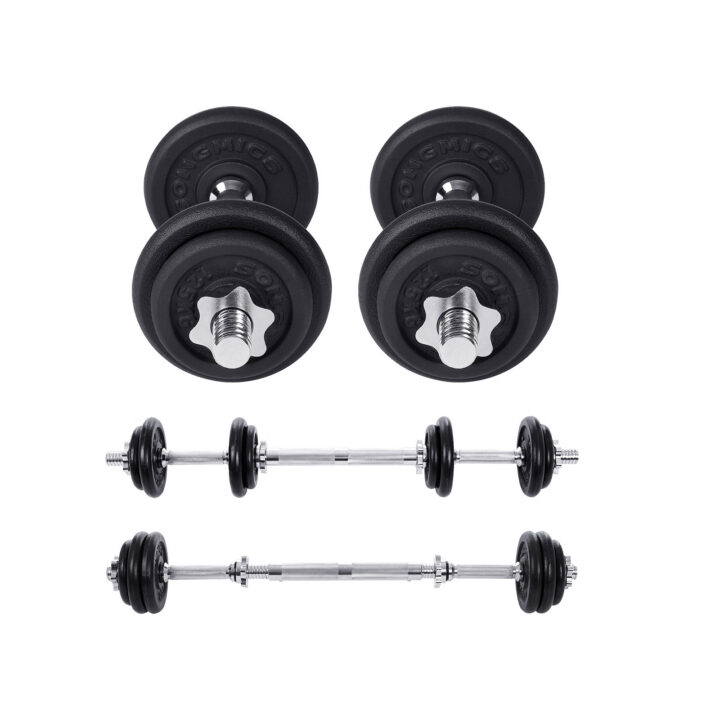 Hantlid 2x10kg 35x16x16cm must, must Hantlid ja jõupingid
