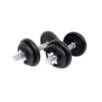 Hantlid 2x20kg 35×21.3×21.3 must, must Hantlid ja jõupingid