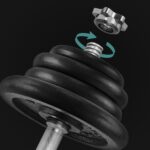 Hantlid 2x25kg 40×21.3×21.3 must, must Hantlid ja jõupingid