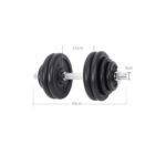 Hantlid 2x30kg 45×21.3×21.3 must,musta Hantlid ja jõupingid