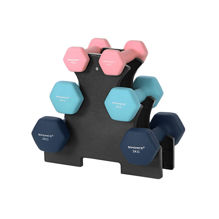 Hantlite komplekt 38.5×35.5×14.5cm must,must Hantlid ja jõupingid