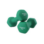 Hantlid 2x4kg 20.5×9.5x9cm roheline, roheline Hantlid ja jõupingid