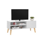 TV-kapp 110x40x49.5cm valge TV-alused