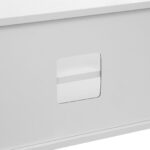 TV-kapp 110x40x49.5cm valge TV-alused