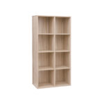 Raamatukapp 129.5×65.5x30cm, looduslik Raamaturiiulid