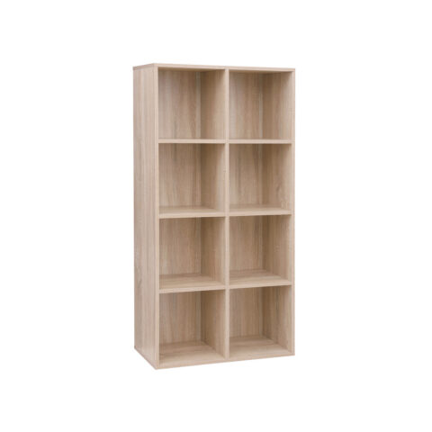 Raamatukapp 129.5×65.5x30cm, looduslik Raamaturiiulid