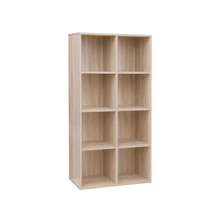 Raamatukapp 129.5×65.5x30cm, looduslik Raamaturiiulid