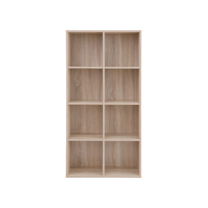 Raamatukapp 129.5×65.5x30cm, looduslik Raamaturiiulid