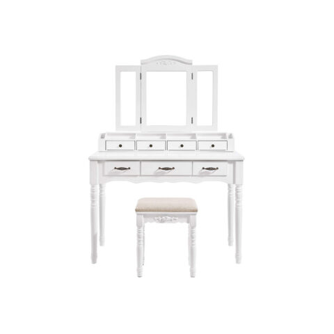 Kosmeetikalaud 90x40x148cm must Meigilauad