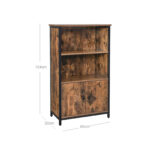 Hoiukapp 60x32x104cm antiik, must Köögikapid