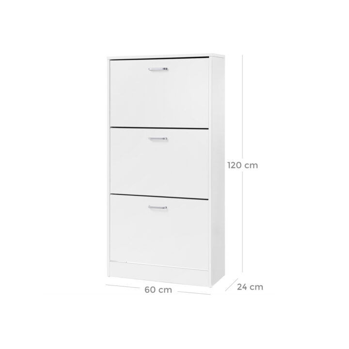Kingakapid 60x24x120cm, valge Kingakapid
