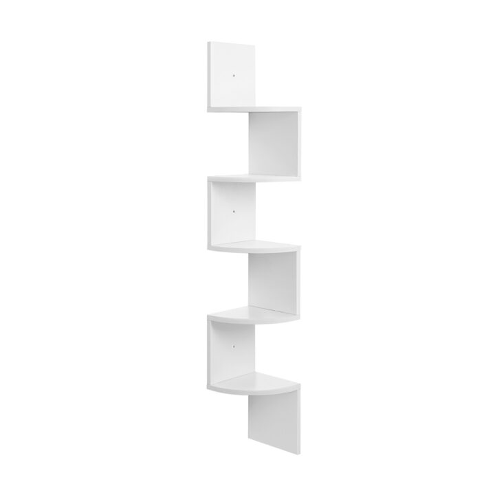 Raamatukapp 20x20x126cm, valge Raamaturiiulid