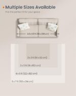 BOHO vaip 2×3ft Cappuccino beež 92x61x0.1cm Voodid ilma madratsita
