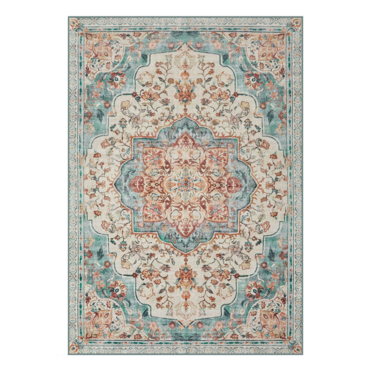 Vintage stiilis vaip 120×170cm Rohekas sinine 170x120x0.1cm Vaibad