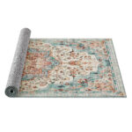 Vintage stiilis vaip 120×170cm Rohekas sinine 170x120x0.1cm Vaibad