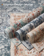 Vintage stiilis vaip 80×150cm Tuvihall 150x80x0.1cm Vaibad