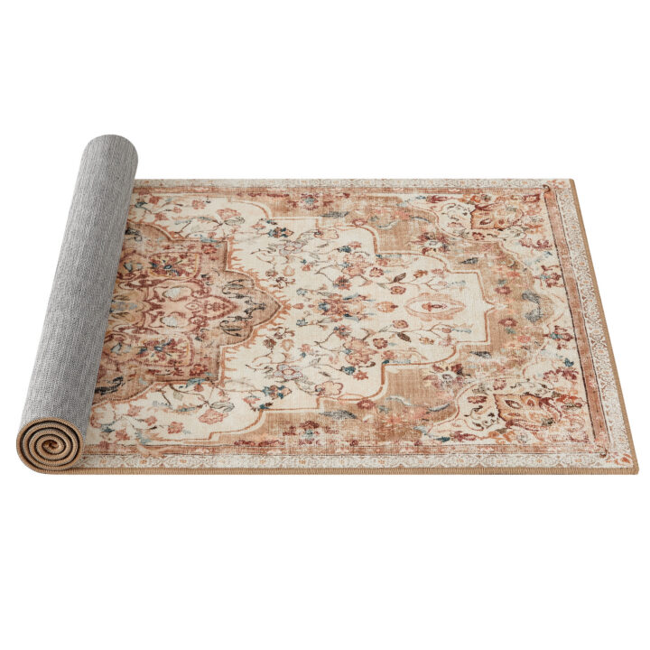 Vintage stiilis vaip 80×150 cm Cappuccino beež 150x80x0.1cm Vaibad