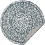 Ümmargune BOHO vaip, diameeter 120 cm, süsinikhall 120x120x1cm Vaibad Ümmargune BOHO vaip, diameeter 120 cm, süsinikhall 120x120x1cm Vaibad