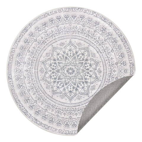 Ümmargune BOHO vaip 160 cm Tuvihall 160x160x1cm Vaibad