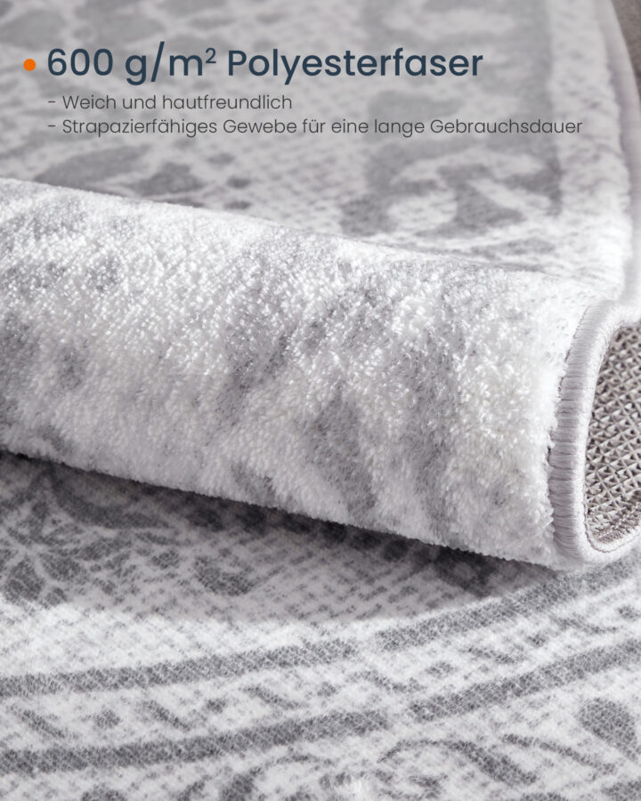 Ümmargune BOHO vaip 160 cm Tuvihall 160x160x1cm Vaibad