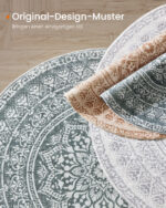 Ümmargune BOHO vaip 160 cm Söehall 160x160x1cm Vaibad Ümmargune BOHO vaip 160 cm Söehall 160x160x1cm Vaibad