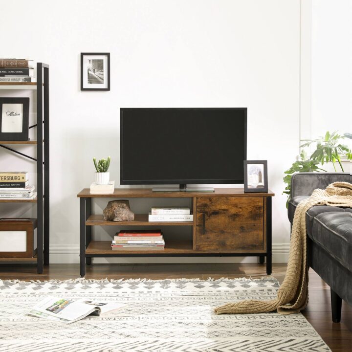 TV alus 110x40x45cm antiik, must TV-alused