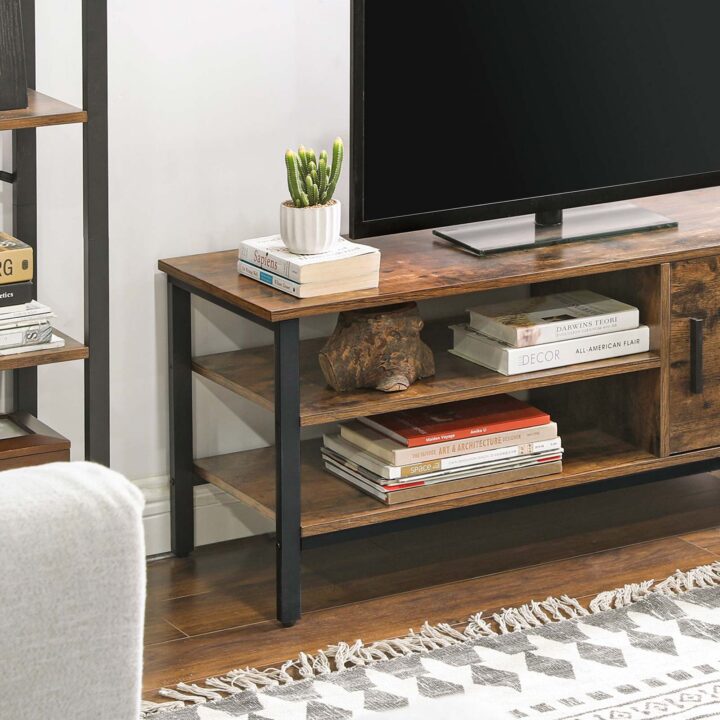 TV alus 110x40x45cm antiik, must TV-alused