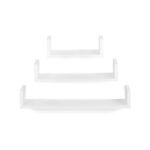 Seinariiul 30x15x10cm/ 45x15x10cm/ 60x15x10cm valge Seinariiulid