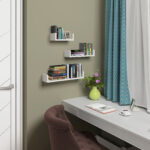 Seinariiul 30x15x10cm/ 45x15x10cm/ 60x15x10cm valge Seinariiulid