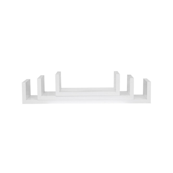 Seinariiul 30x15x10cm/ 45x15x10cm/ 60x15x10cm valge Seinariiulid