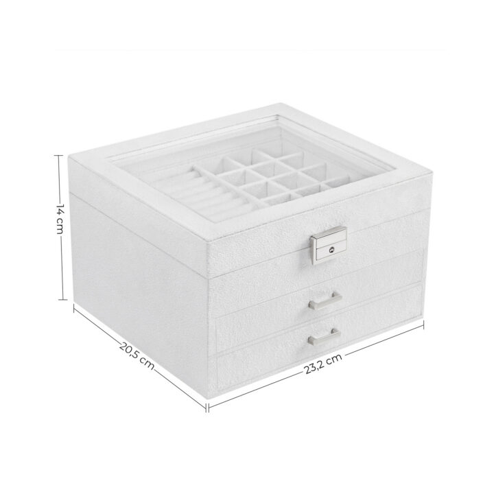 Ehtekarp 23.1×20.3×13.9cm valge Ehtekarbid