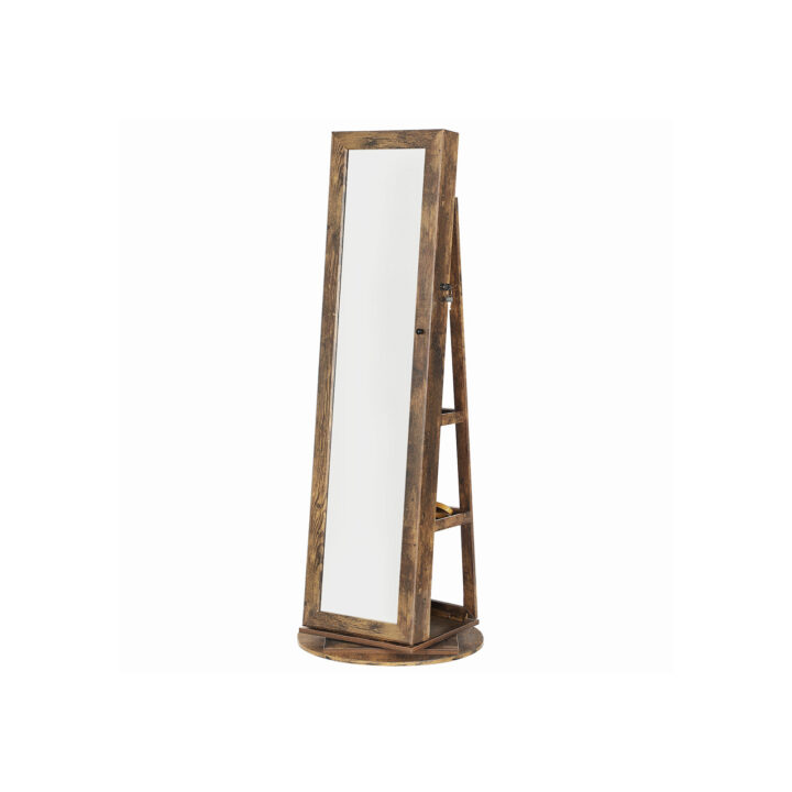 Pööratav peegel 162x55x55cm pruun Põrandapeeglid