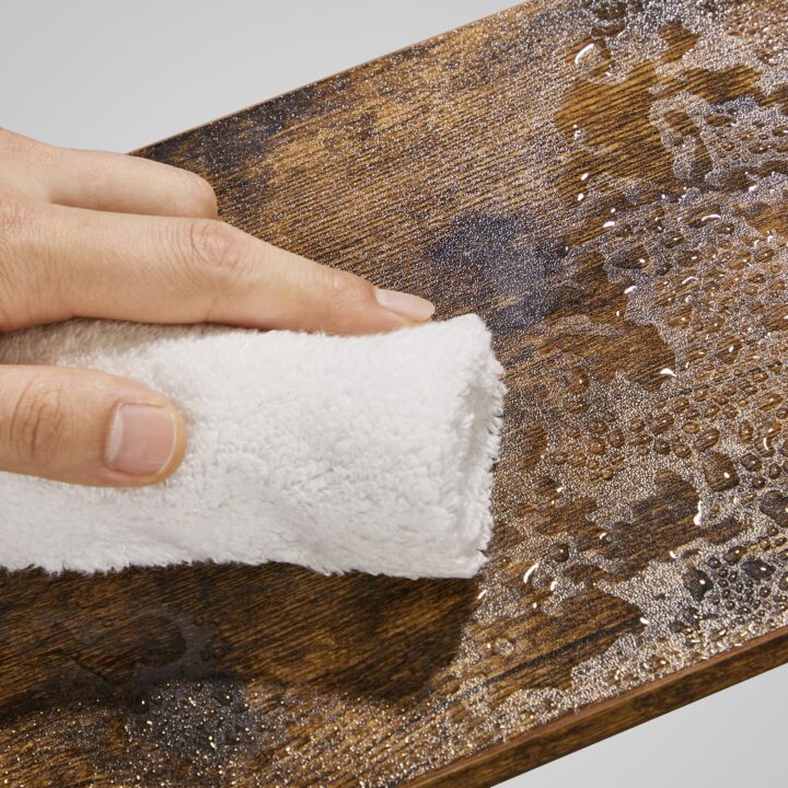 Ladustamisriiul 30×19.5×15.6cm antiik, must Köögiriiulid