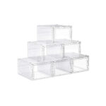 Plastikust jalanõude karp 34.5x27x19cm valge Jalanõudekapid