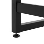Arvutilaud 140x130x92.2cm must, hele elevandiluu Arvutilauad