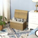 Hoiukirst 55.5×34.0x34.0cm kollane Pesukorvid
