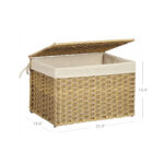 Hoiukirst 55.5×34.0x34.0cm kollane Pesukorvid