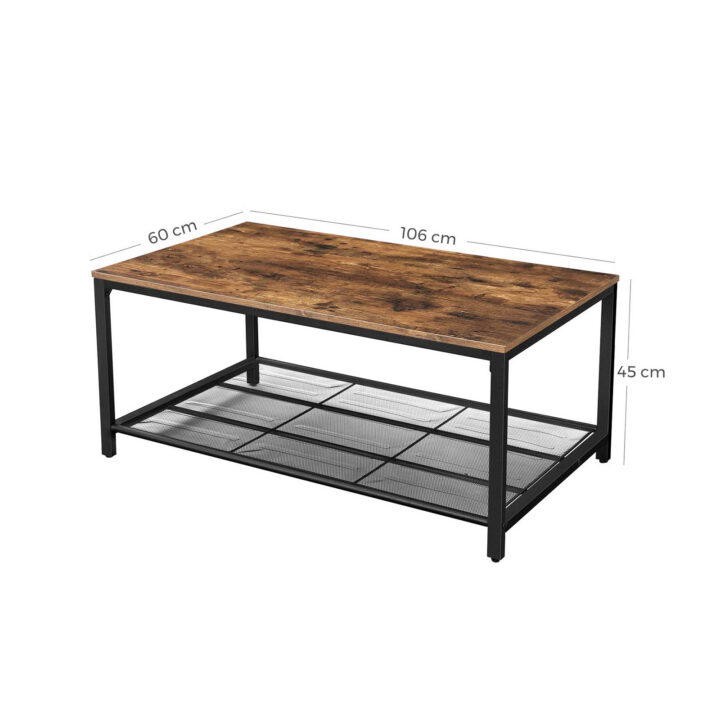 Kohvilaud 106x60x45cm antiik, must Kohvilauad