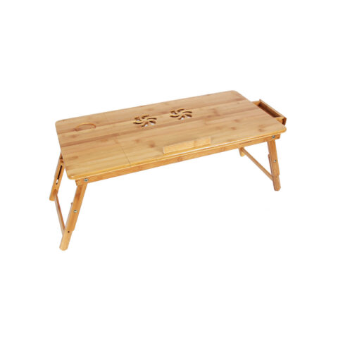 Sülearvuti laud 71.5x35x(22-30)cm looduslik Reguleeritava kõrgusega lauad
