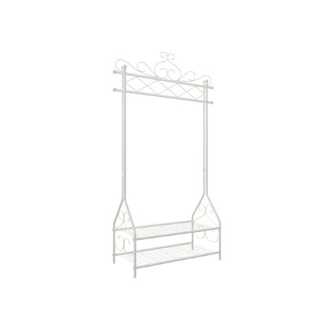 Riidestange 174.3x93x40.6cm valge Riidestanged
