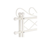 Riidestange 174.3x93x40.6cm valge Riidestanged