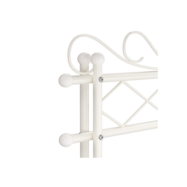 Riidestange 174.3x93x40.6cm valge Riidestanged