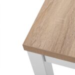 Arvutilaud 120x60x76cm kollane, tamm+valge Arvutilauad