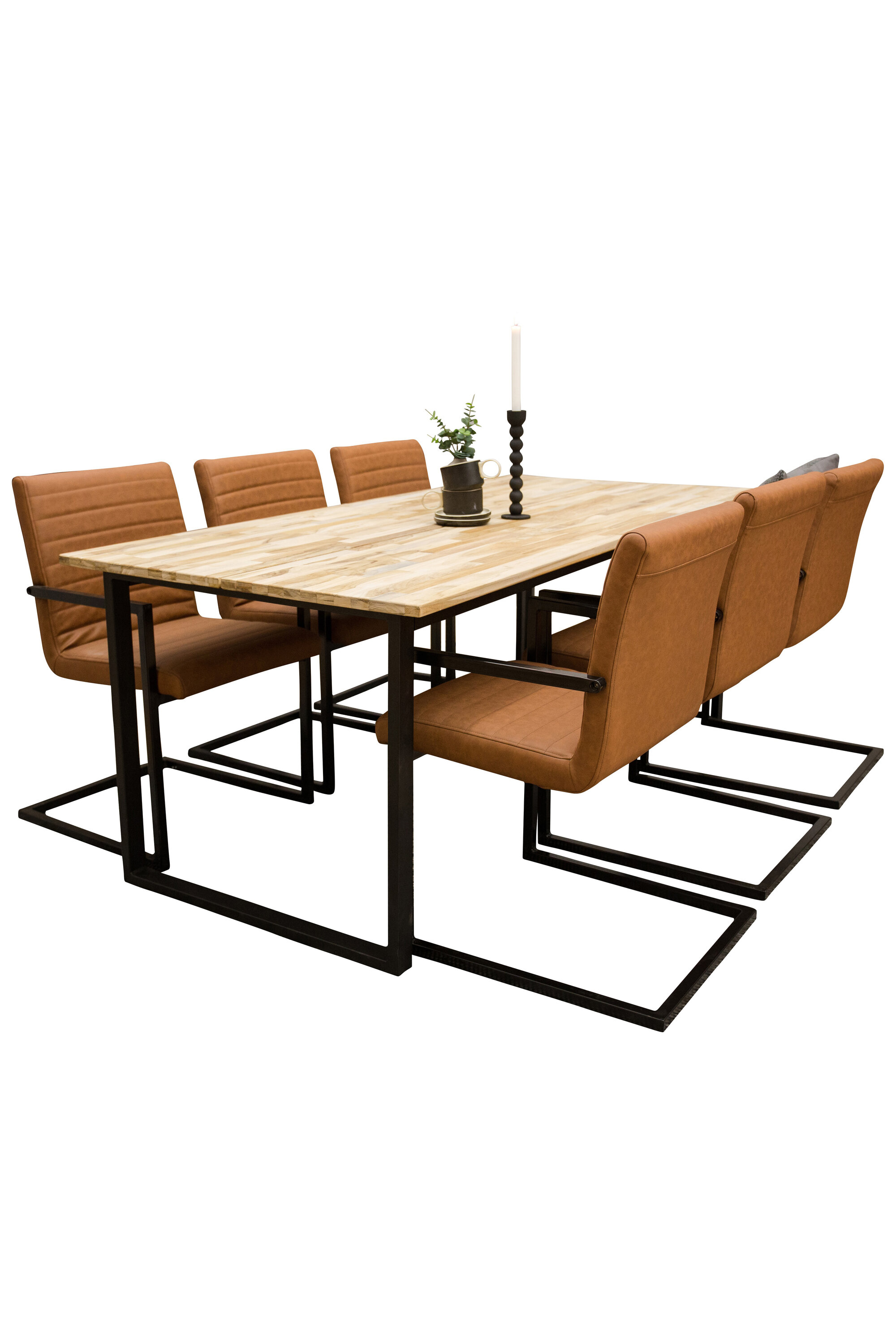 Cireboni ristkülikukujuline söögikomplekt Söögilauakomplektid Homewell