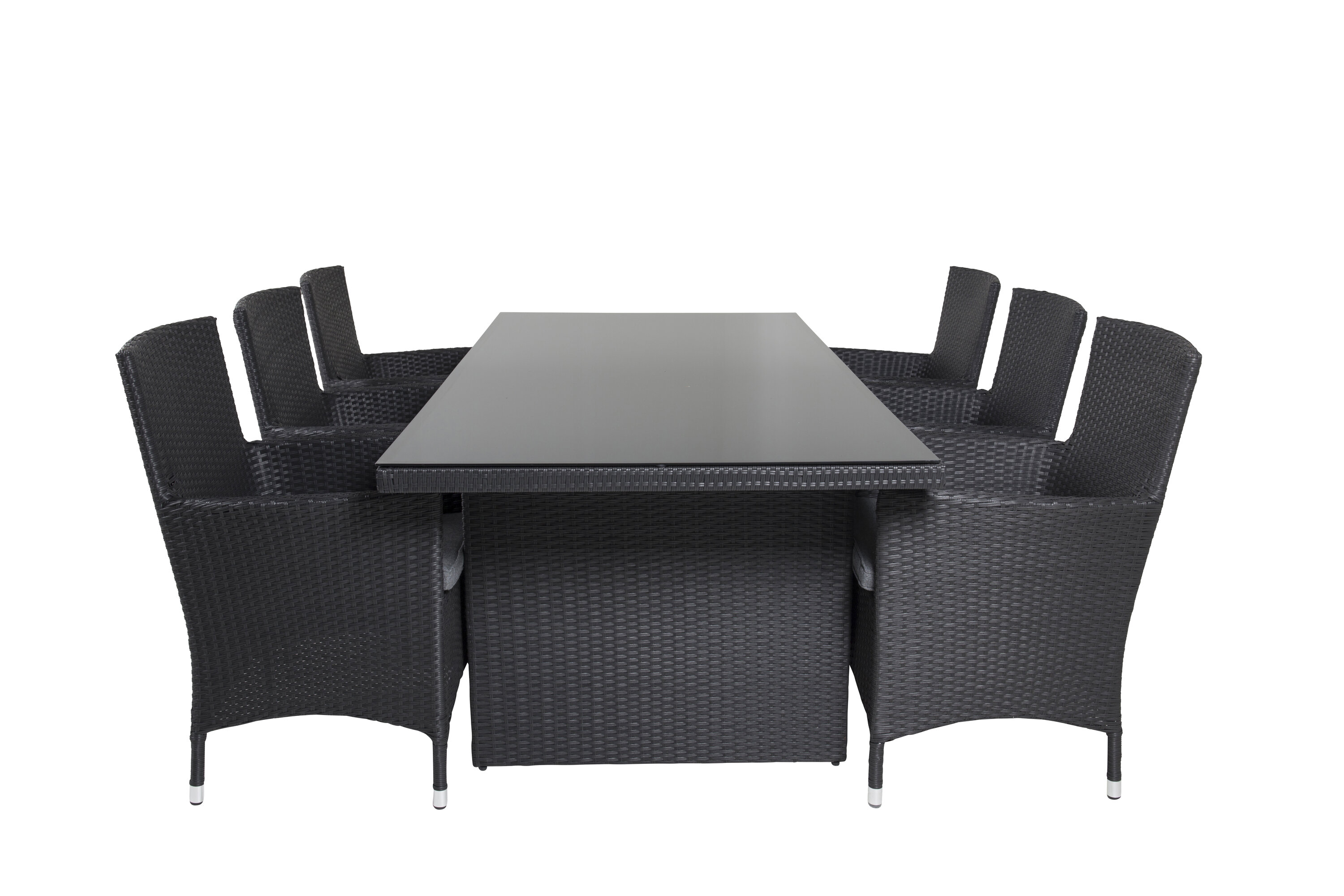 Padova ristkülikukujuline söögikomplekt Aiamööbel Homewell